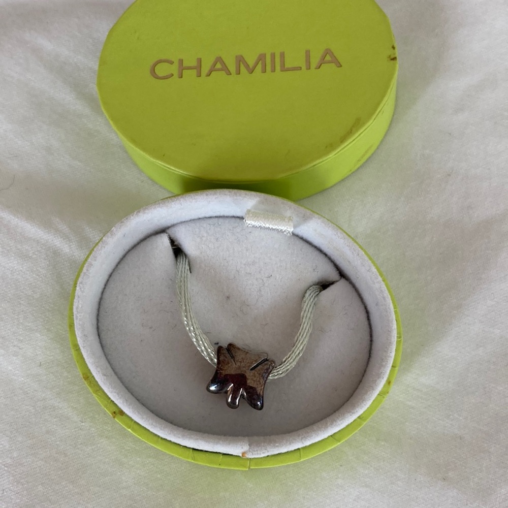 NWT Genuine silver clover Charm